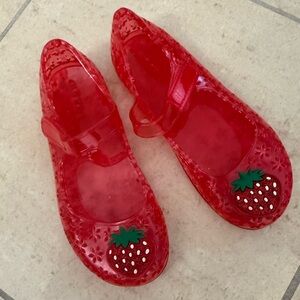 Old Navy strawberry jelly flats size 9